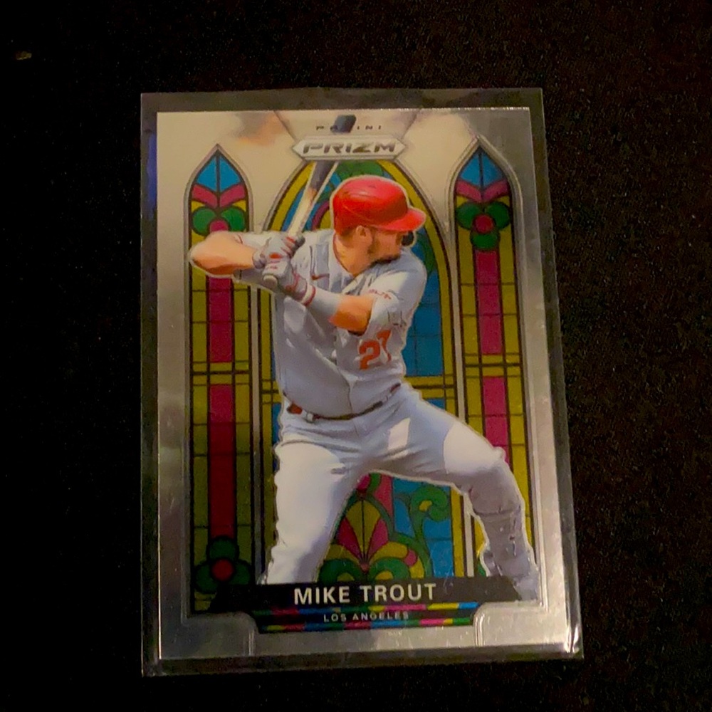 Mike trout prism card